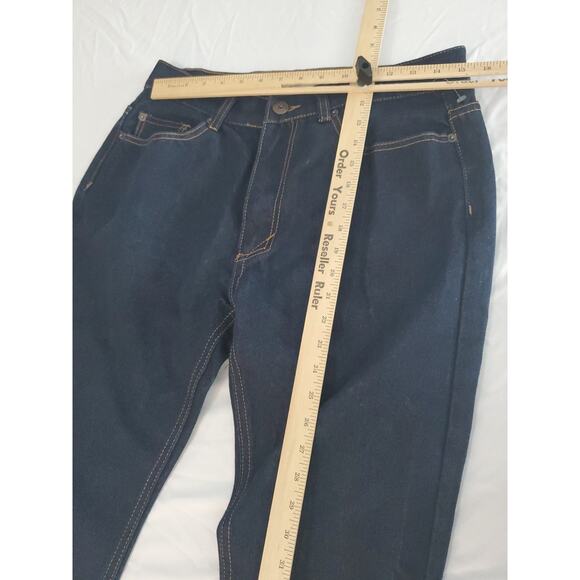 Vintage Genes Mens Jeans Blue Size 36X32 Cotton Blend Button Zip Pockets Skinny - Picture 3 of 12